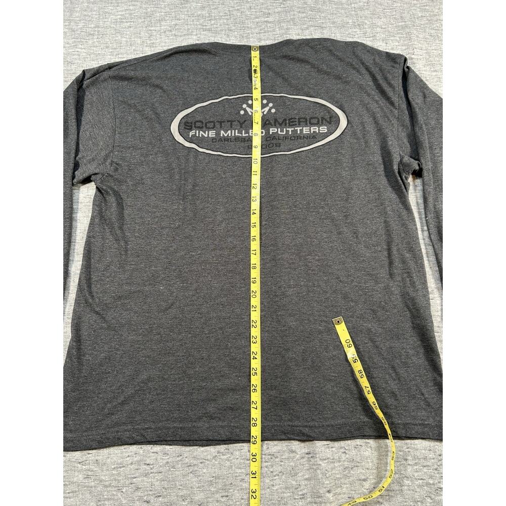 Scotty Cameron Shirt Mens Extra Large Grey Long Sleeve Private Reserve Golf - Picture 12 of 13